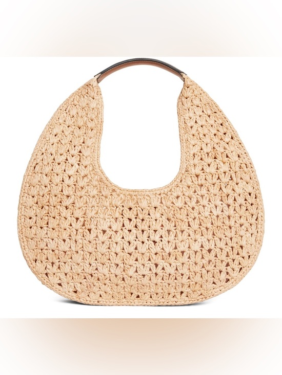 New Celine Classic Panier Hobo Raffia Shoulder Bag - Picture 2 of 4